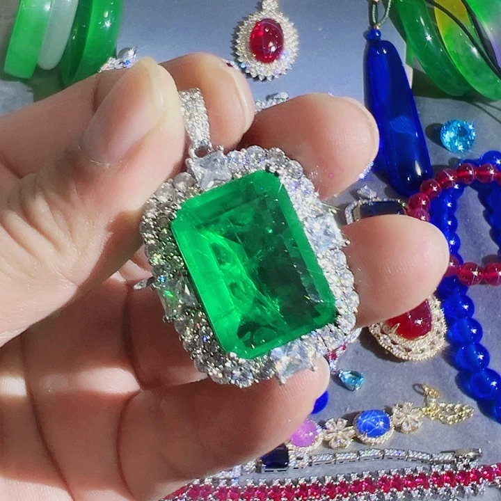 钨金红色蓝色满钻镶嵌