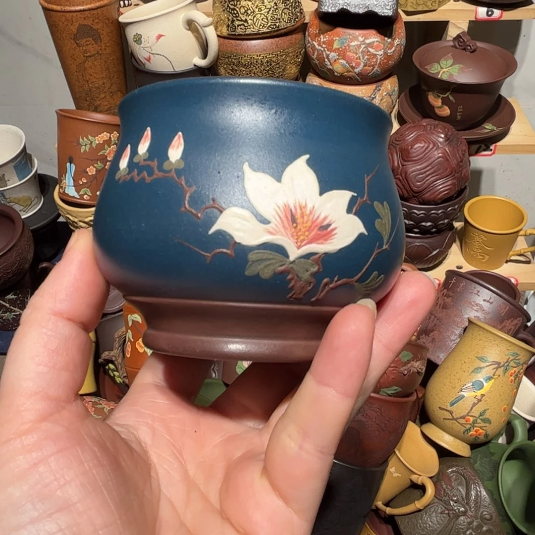 紫砂茶杯x***u宜兴紫砂主人杯