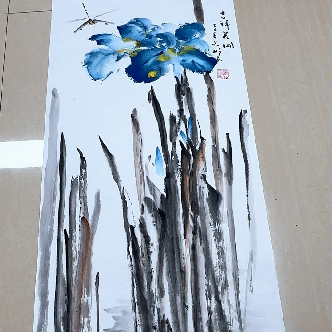 国画国画作品多次