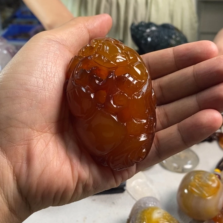 玛瑙/玉髓吊坠(不含链)未镶嵌