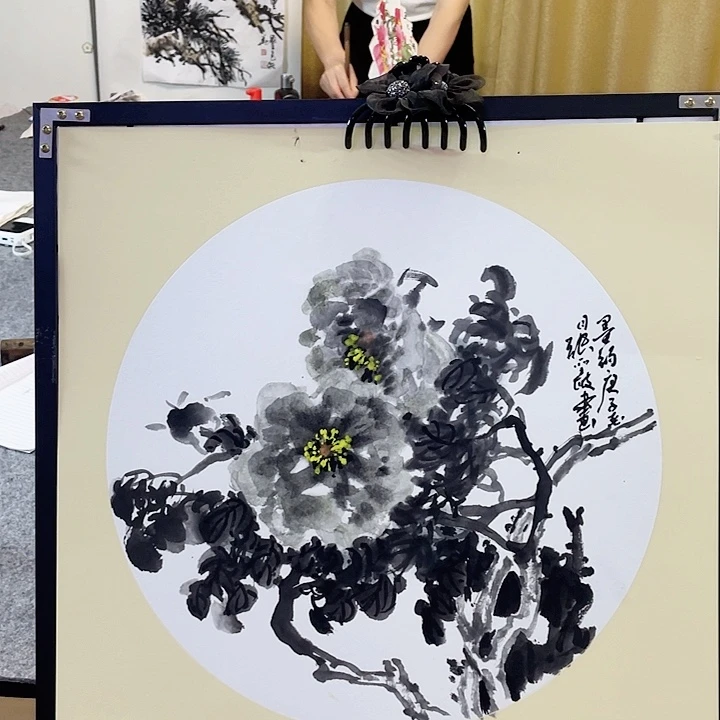 国画张圣敏先生纯手绘作品
