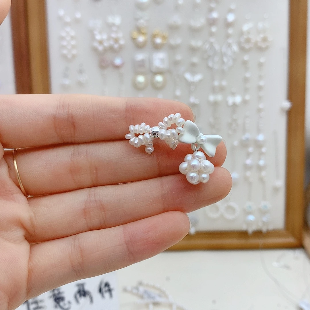 银S925镶嵌颈饰淡水珍珠