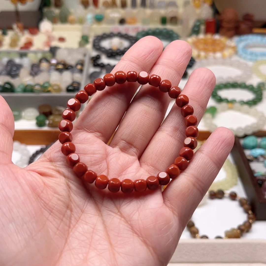 南红玛瑙未镶嵌手链单圈手串