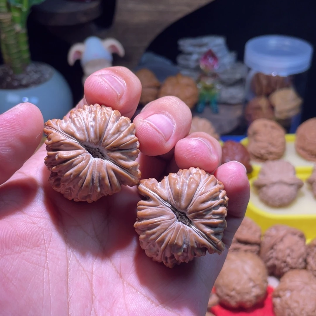 ****把件文玩核桃38全品汉高楼拱桥