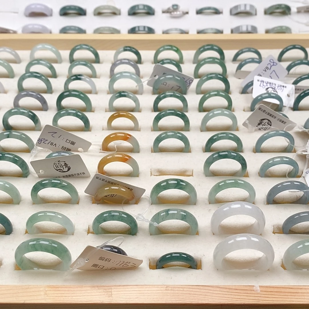 ****米翡翠戒指未镶嵌111117947