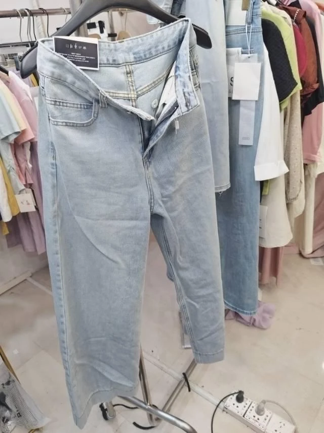 莎姐严选时尚百搭牛仔裤203