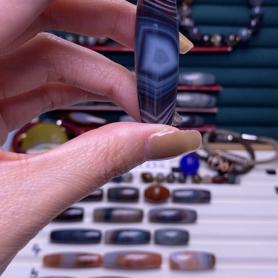 平***乐玛瑙/玉髓合金颈饰