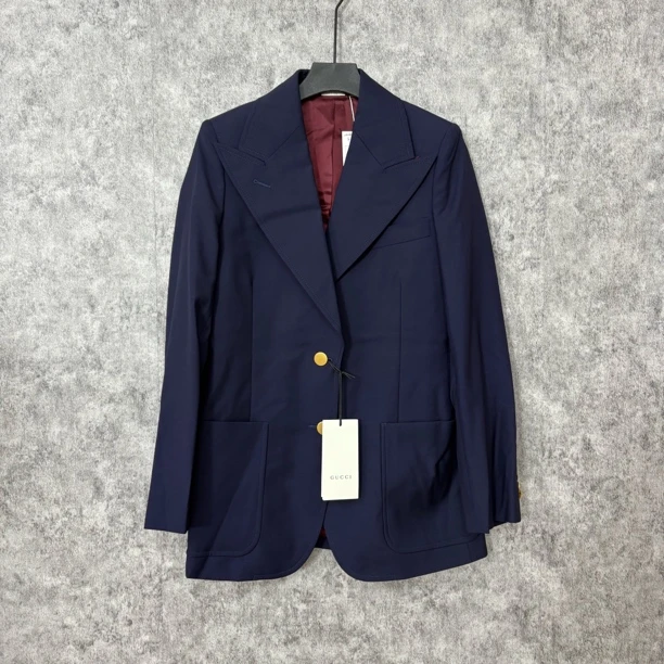 未使用 GUCCI/古驰 古驰藏蓝色西服外套工服