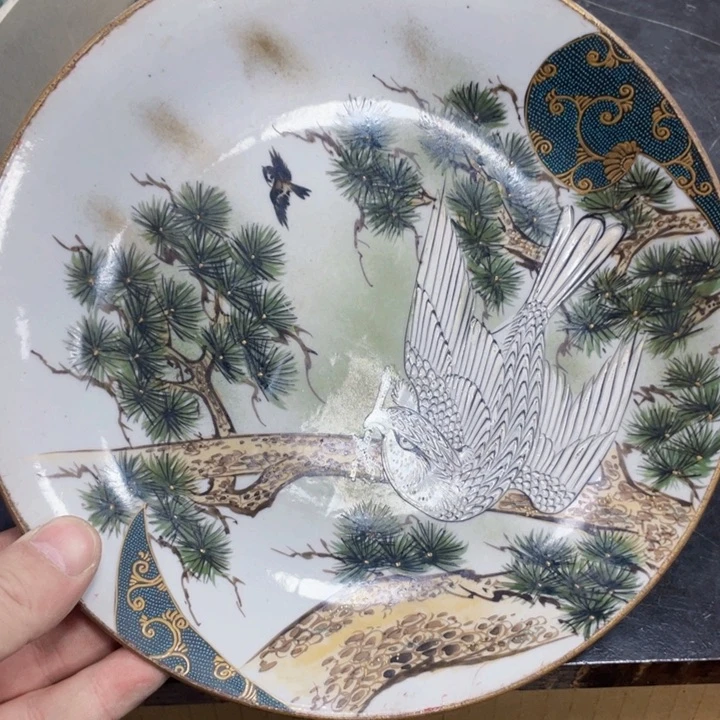 瓷片瓷制作工艺品摆件