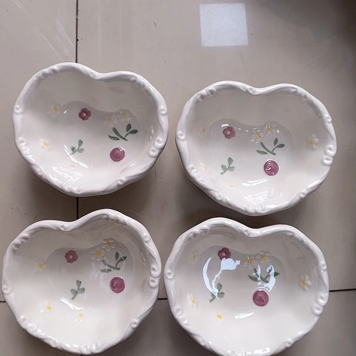 瓷片瑕疵特价陶瓷面碗