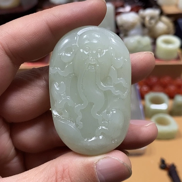 和田玉（糖玉）未镶嵌挂件