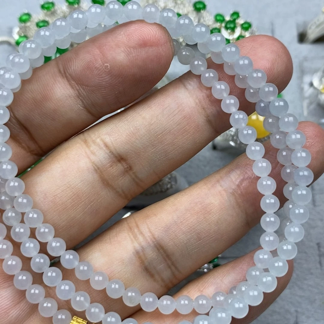 定制翡翠未镶嵌冰种4mm