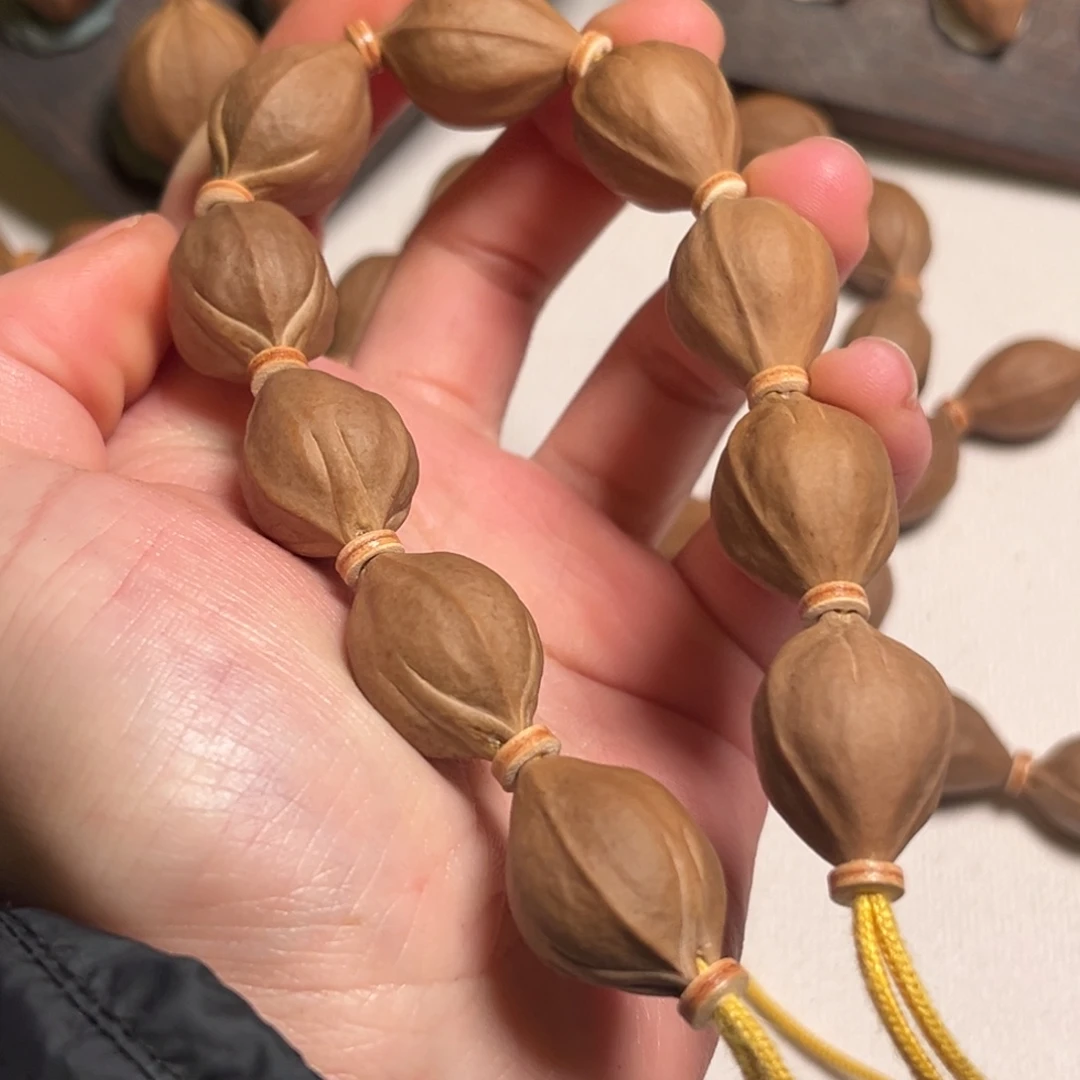 秋***水手串/手链橄榄核16梅林铁核三花三面佛