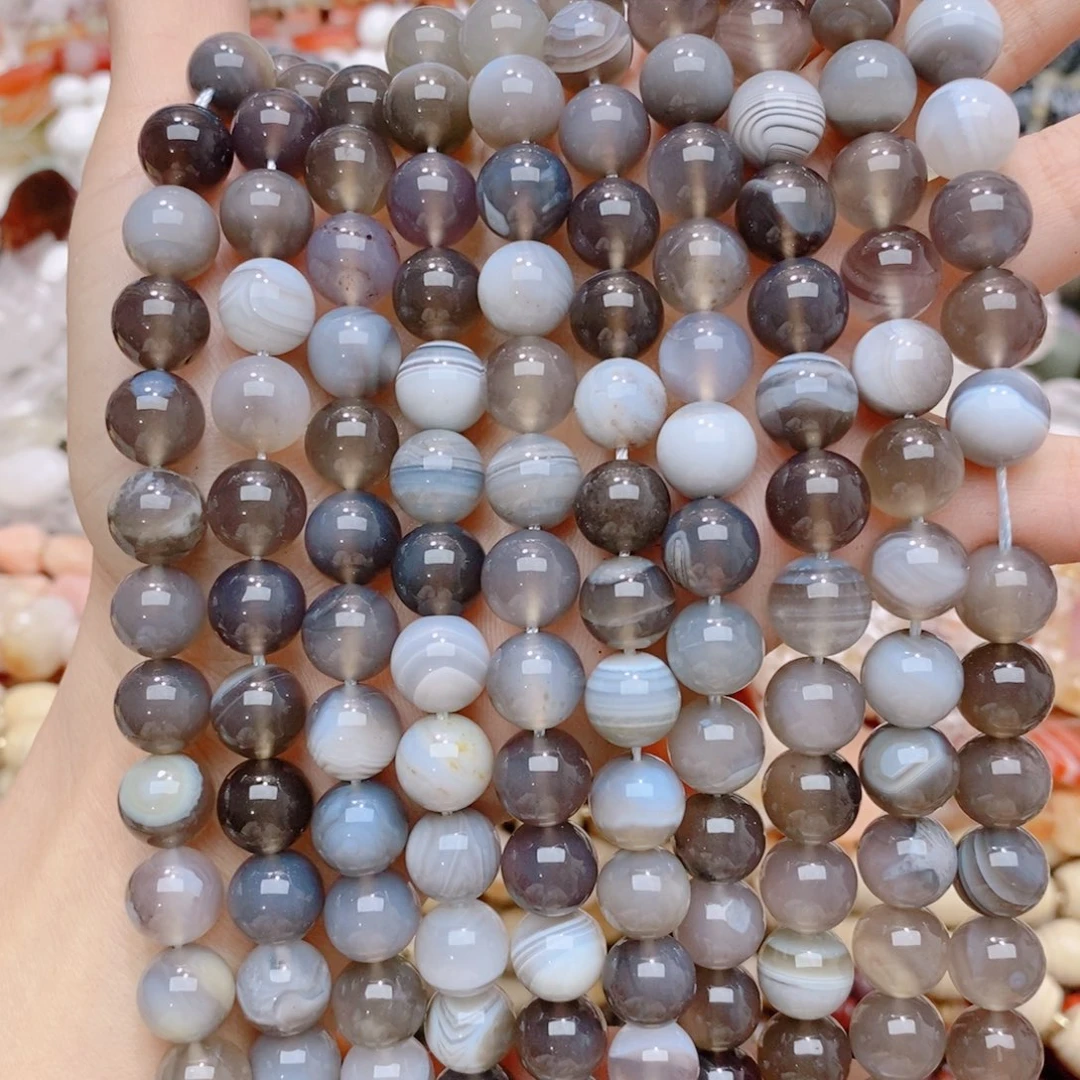 琉璃DIY卡十圆珠随机一条装散珠