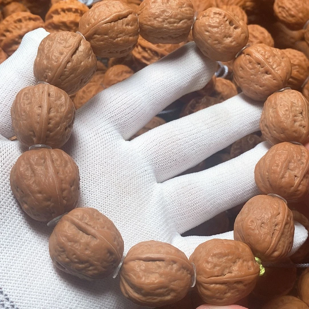 文玩核桃手串蛤蟆头