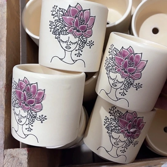 陶瓷外贸尾货多肉绿植陶瓷花盆