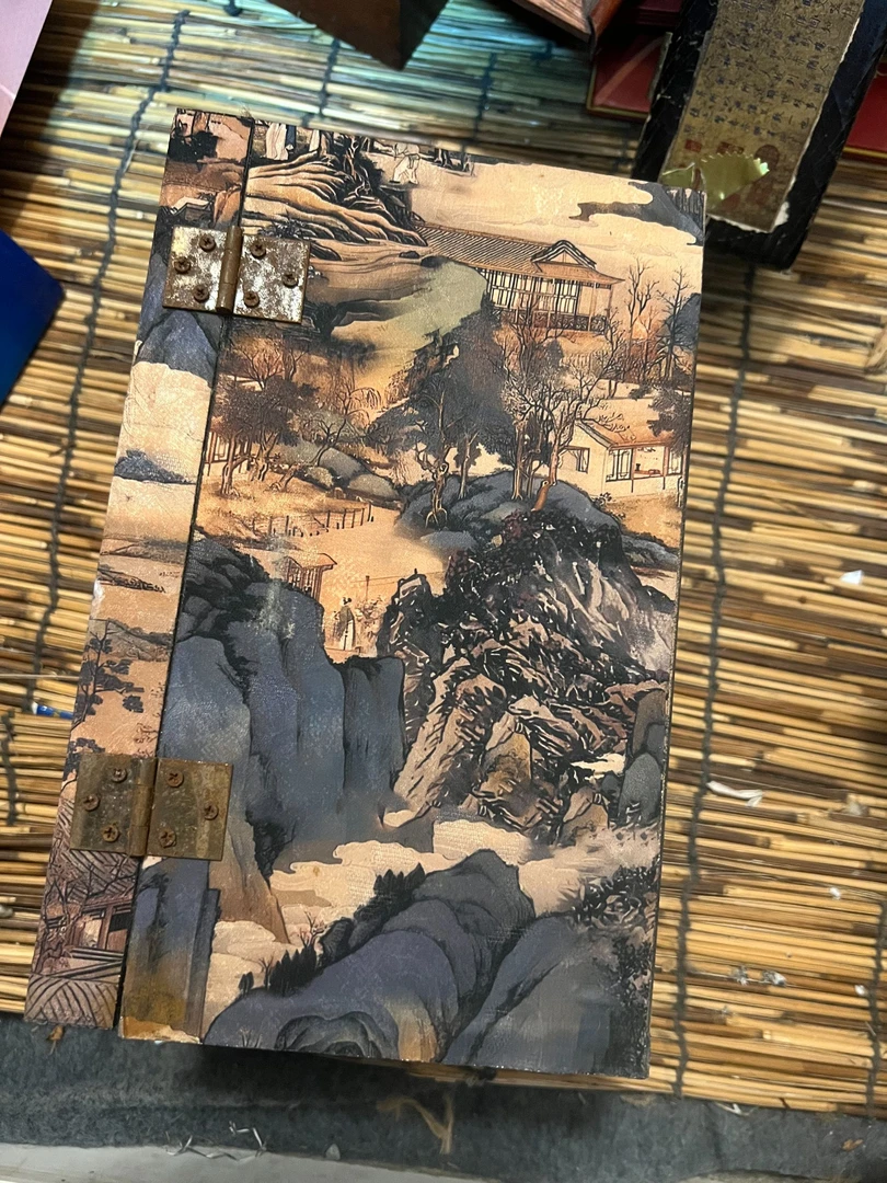 家居饰品  山水秀箱   流水家居摆件仿古工艺品