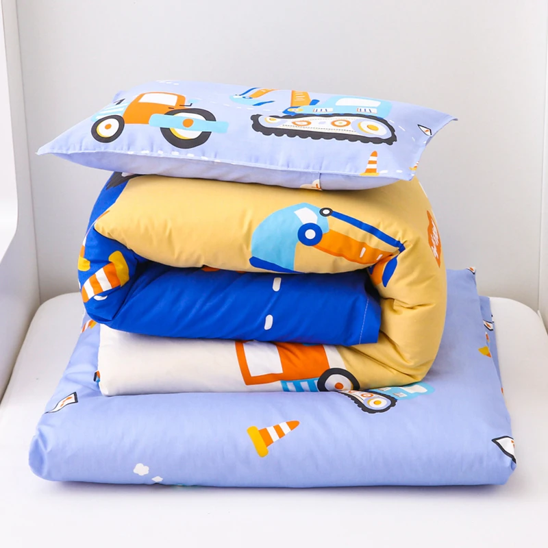 纯棉幼儿园被褥三件套入园专用被子七件套卡通全棉宝宝午睡床品