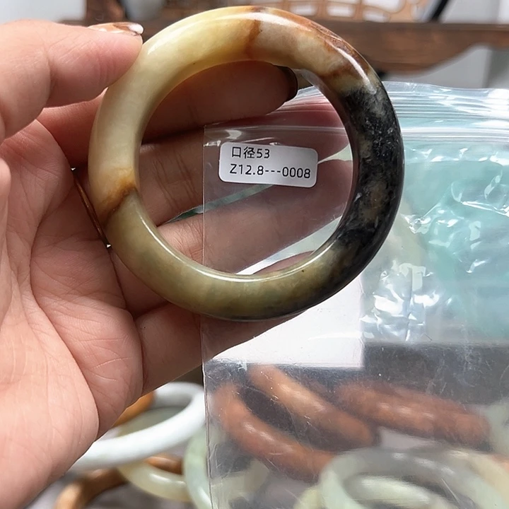 合金蛇纹石玉手镯