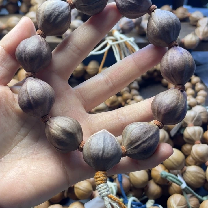 橄榄核手串/手链紫核22*26