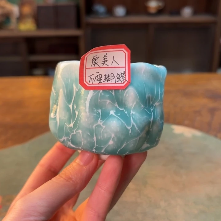 冰***雪柴烧纯手工手绘陶瓷