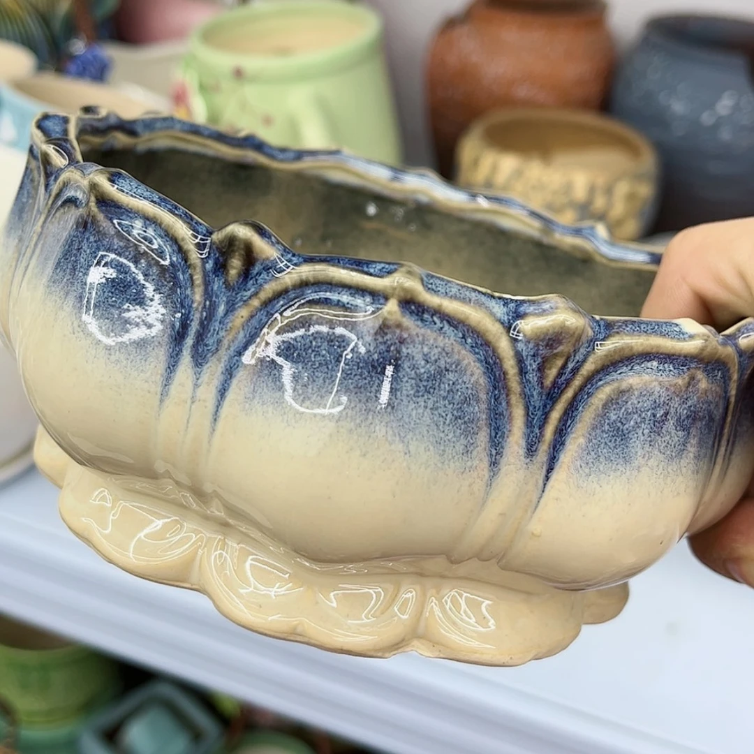 【闪购商品】陶瓷多肉绿植陶瓷花盆