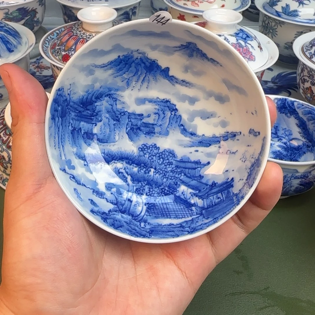 彦祖纯手工手绘茶具144
