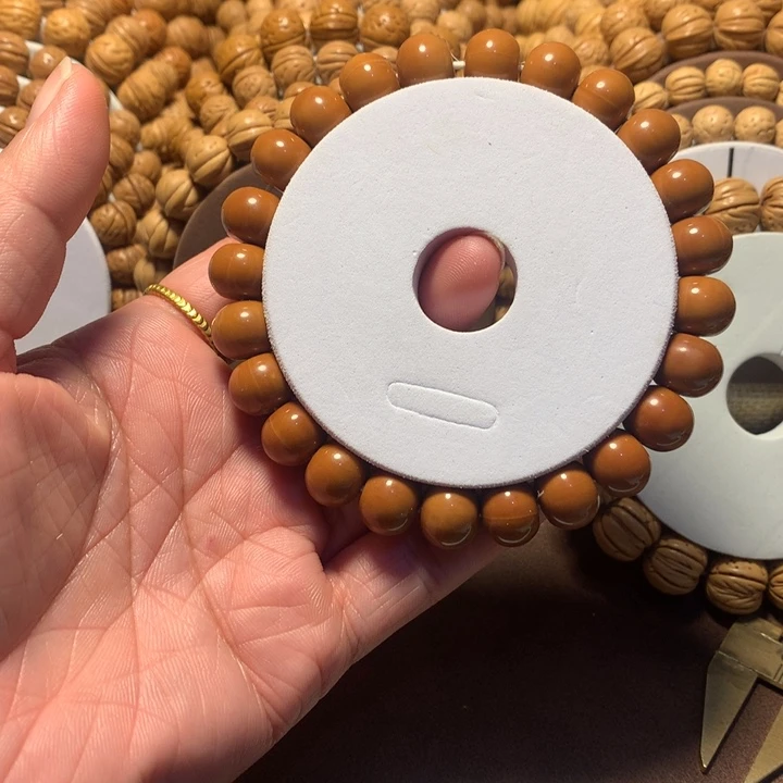 手串桃核猴头光珠