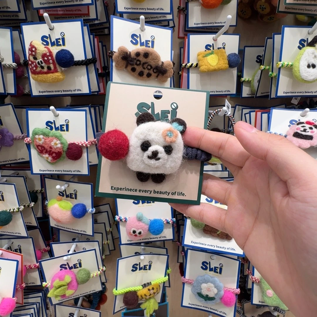 熊猫毛毡发绳哦哦哦哦