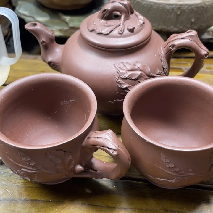 茶壶紫砂紫砂壶口罩着呢