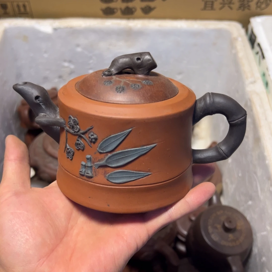 紫砂茶壶宜兴原矿紫砂壶350毫升容量