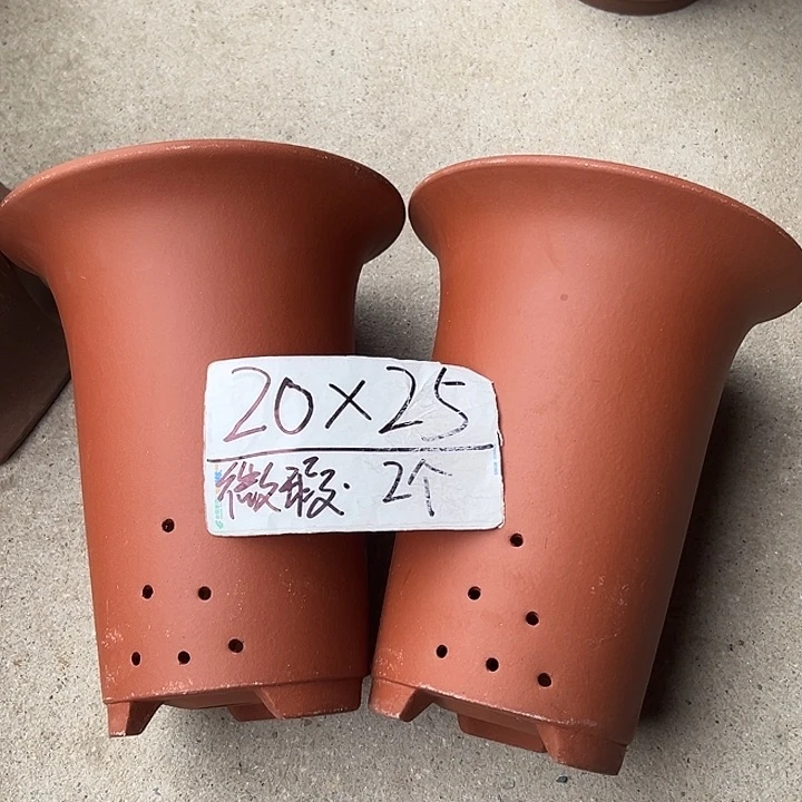 紫砂花盆宜兴紫砂花盆2只