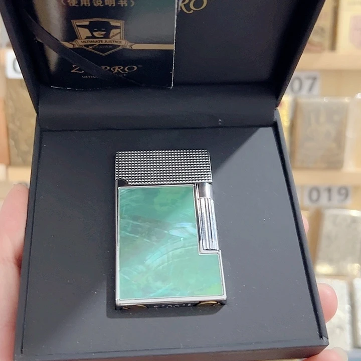 佐罗612银色彩贝镶嵌火机