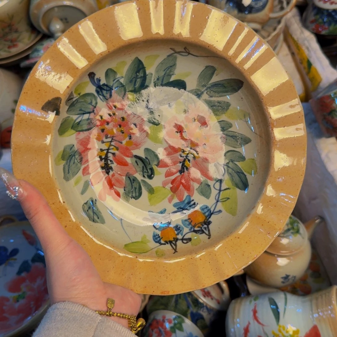 瓷片景德镇陶瓷手工手绘