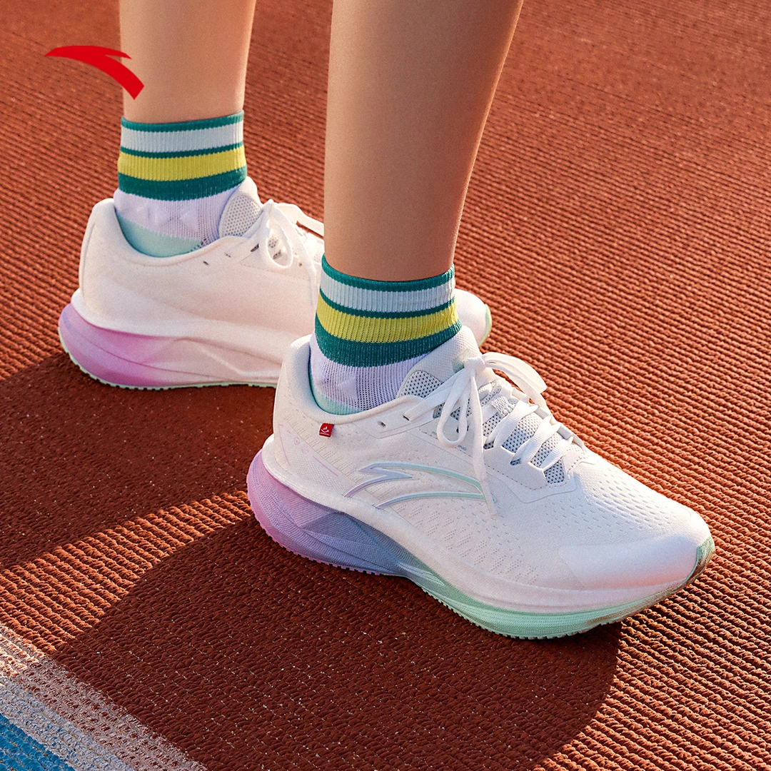 安踏冠军3代SE跑步鞋防泼水男女鞋子缓震足弓支撑运动鞋体测稳定