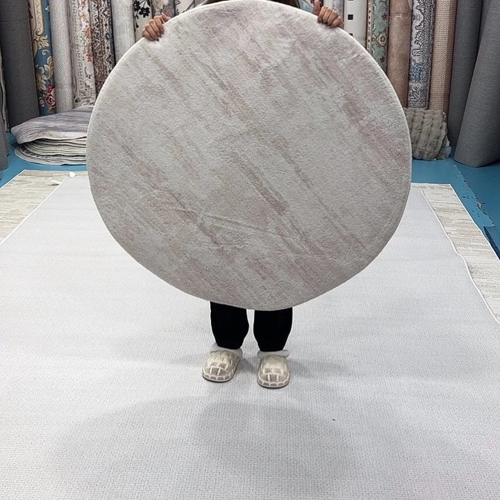 混纺加厚棉布底仿羊绒直径一米圆全新特价福利