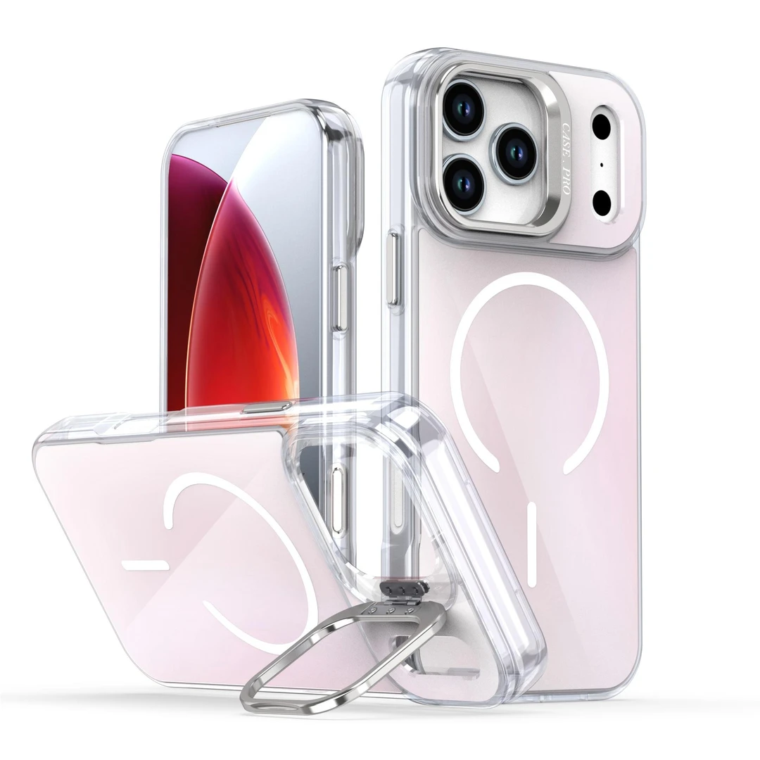 适用iPhone17ProMax亮彩变色龙磁吸手机壳苹果15Pro17pm手机壳