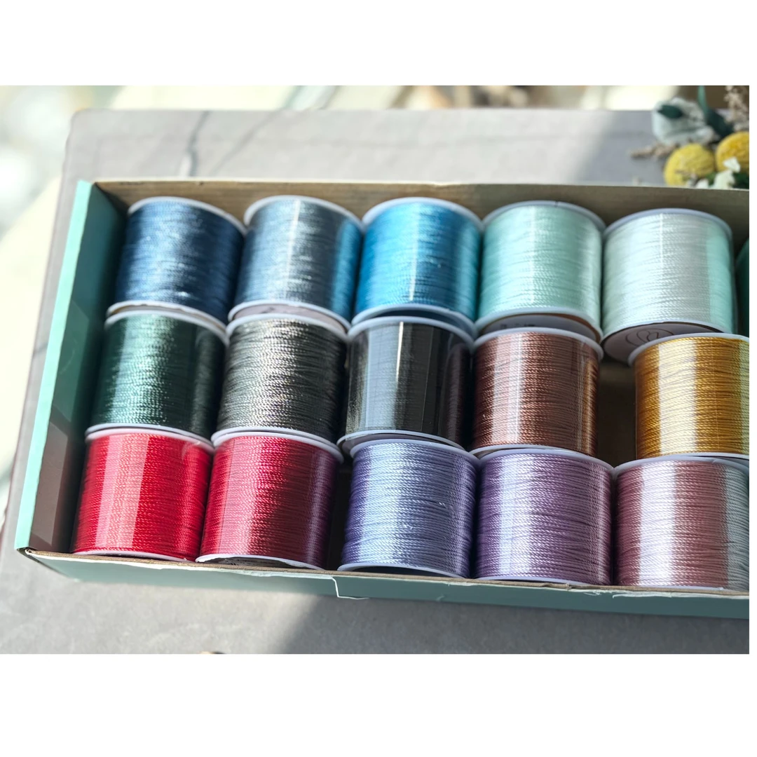 【月亮手工专属】国色芳华18股套盒3股绕线套盒手工DIY编织手绳