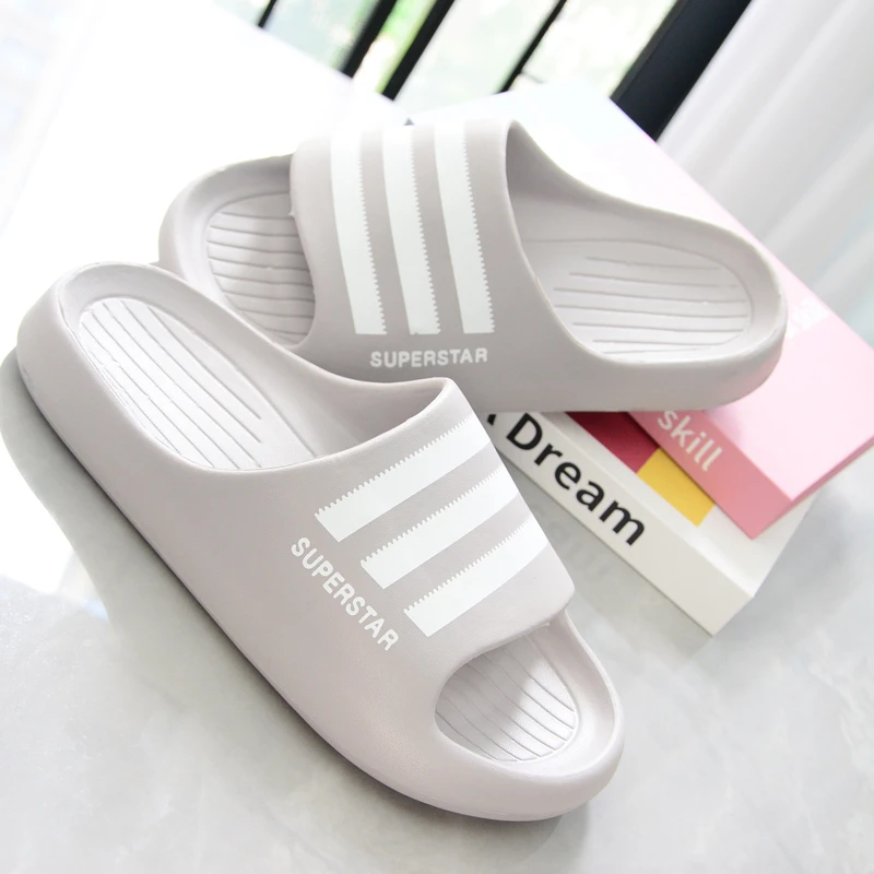 美人桥一体拖鞋男夏季居家外穿防滑休闲加厚软底EVA泡沫凉拖轻底