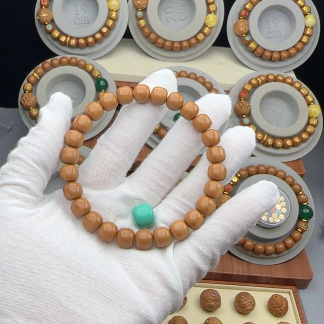 爱***粥吊坠猴头核桃全品老型猴头手串小尺寸