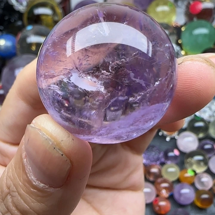 水晶珠宝半成品未镶嵌2.73厘米