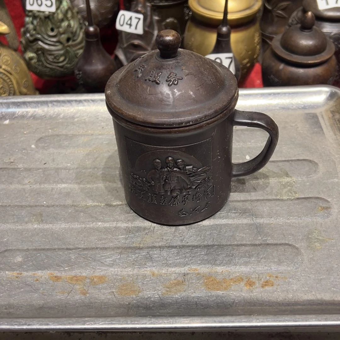 黄铜摆件，文房摆件