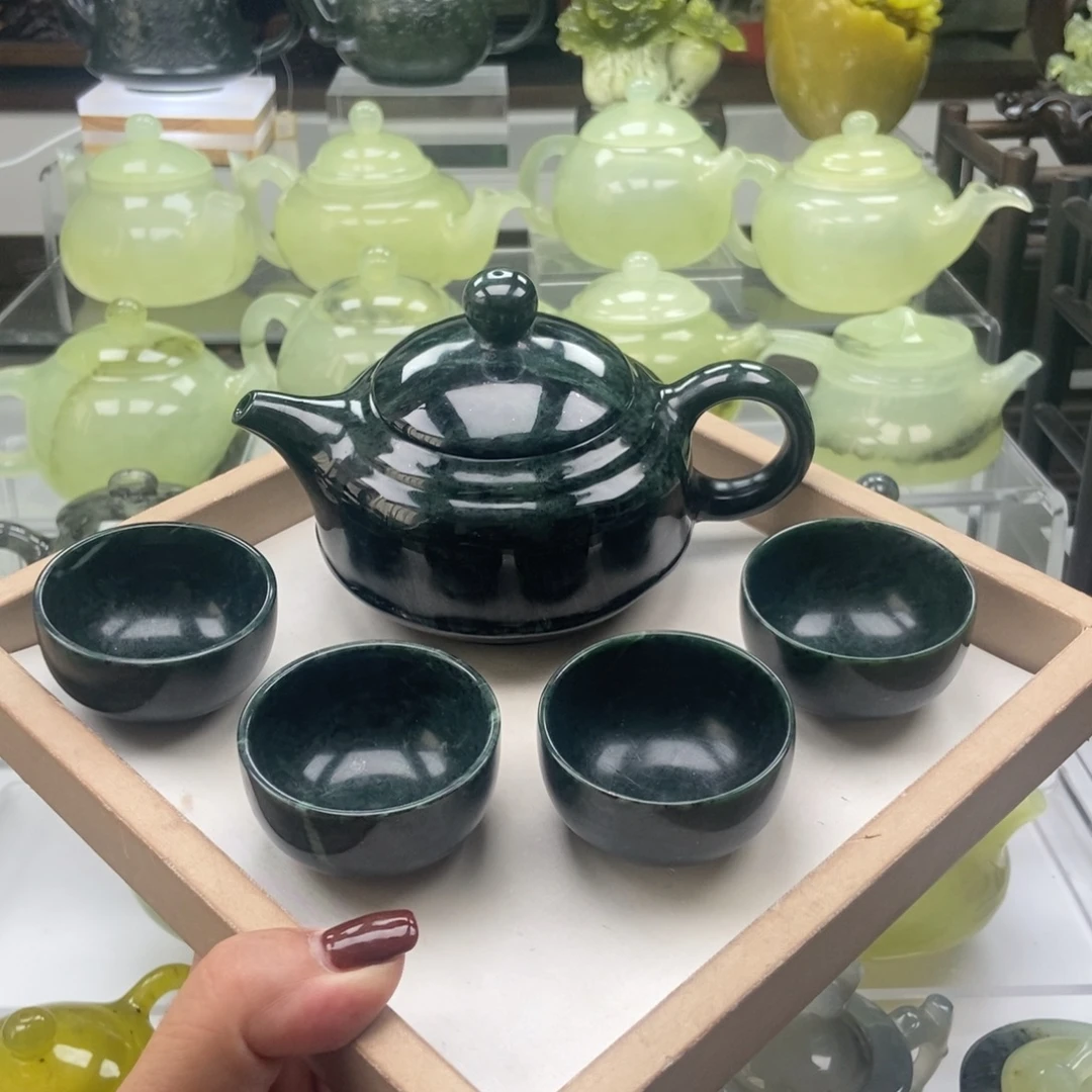 未镶嵌蛇纹石玉壶
