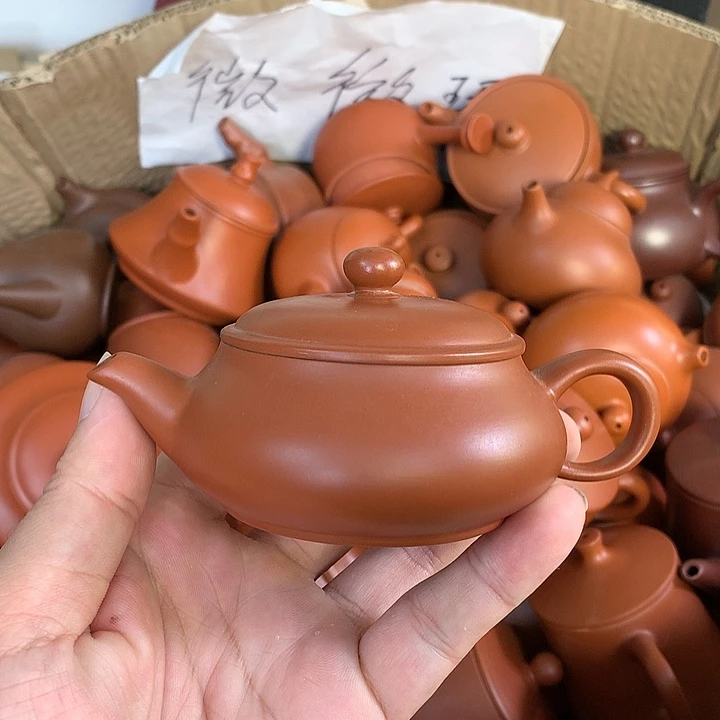 茶壶紫砂原矿朱泥茶具茶壶家用130