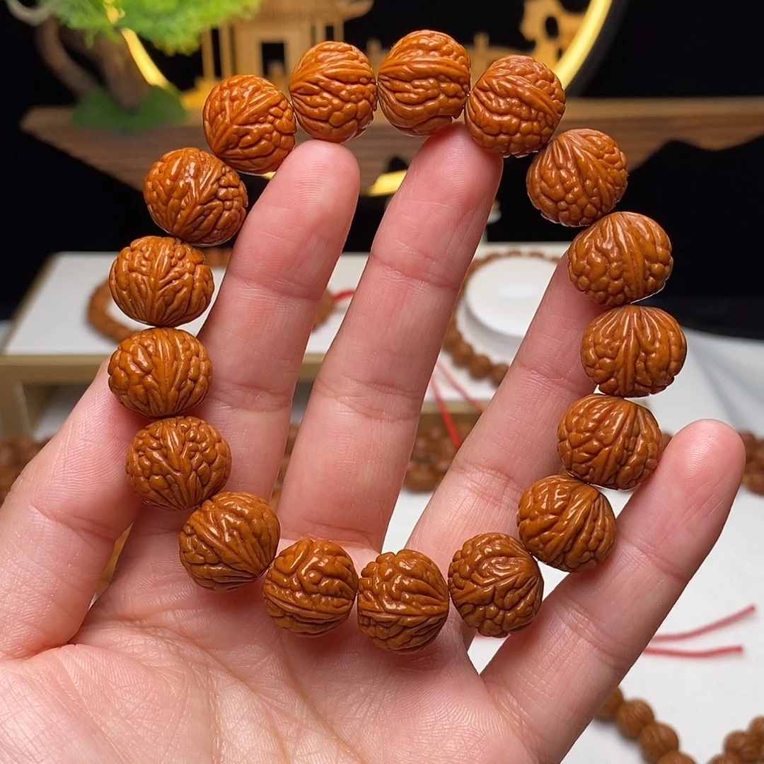 手串桃核15mm荔枝纹桃核手串