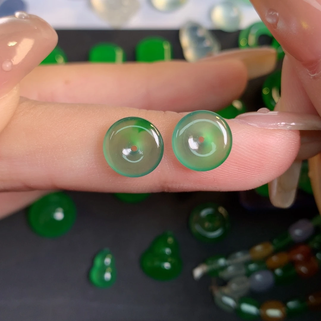 翡翠裸石翡翠翡翠8.83-2.42