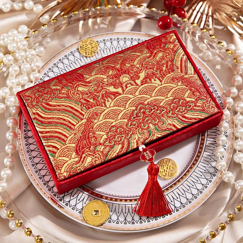 结婚红包万元钱盒子喜字利是封新郎新娘改口红包盒婚庆用品大全