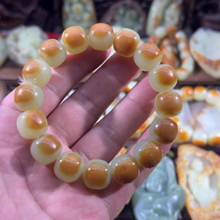 手链未镶嵌透闪石质玉S*