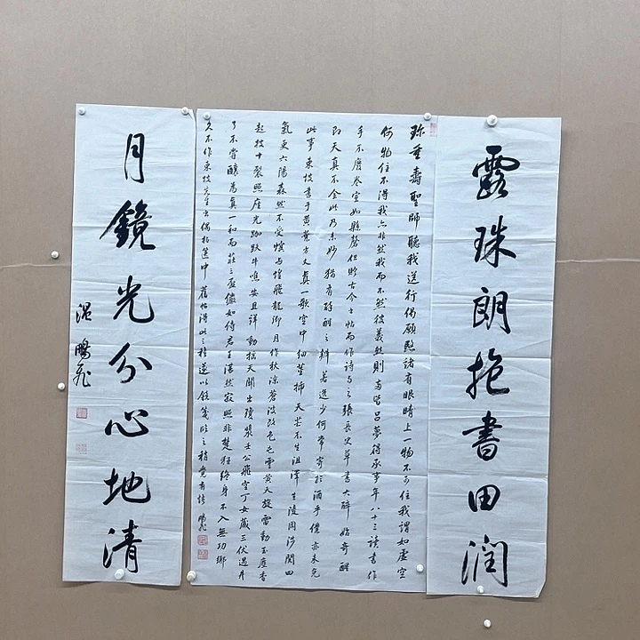 书法温鹏飞138*68㎝山西  书法硕S