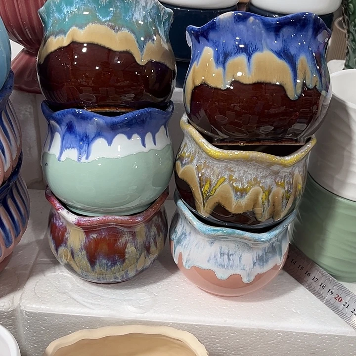 陶瓷花盆全场10包邮